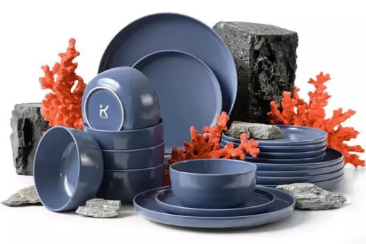 Обеденный сервиз Konsimo, синий