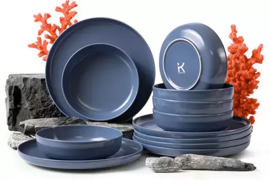 Обеденный сервиз Konsimo, синий