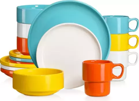 Обеденный сервиз LOVECASA, цвет Bunt