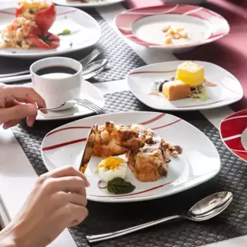 Обеденный сервиз MALACASA, белый