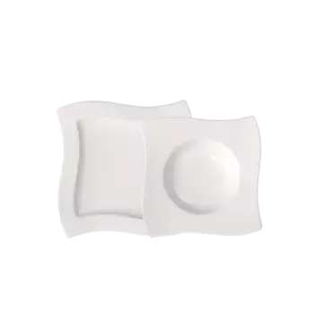 Обеденный сервиз «НьюВолна» Villeroy & Boch, белый
