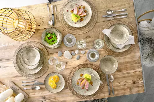 Обеденный сервиз Saenger, бежевый