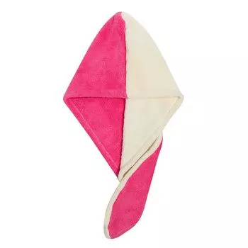 Обертывание для волос Быстросохнущий водопоглощающий полиэстер Очень утолщенный платок для душа для дома - Розовый + Голубой Stuttg, мультиколор