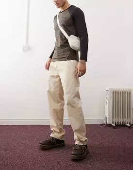 Obey – Hardwork – Плотницкие брюки бежевого цвета