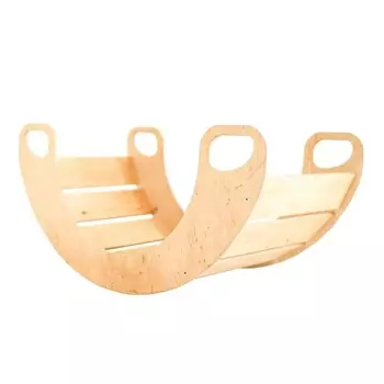 Обезьянка, деревянная качелька Sunny натуральное дерево Mapiszon