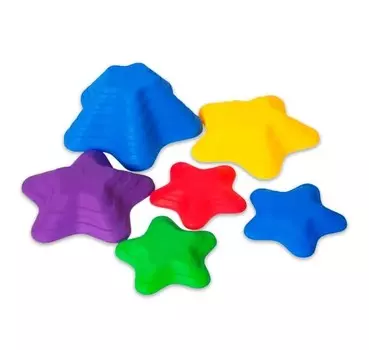 Обезьянка, сенсорная тропа, речные камни, Морская звезда, 6 шт. Mapiszon