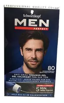 Обезжириватель черно-коричневый 80 Schwarzkopf, Men Perfect