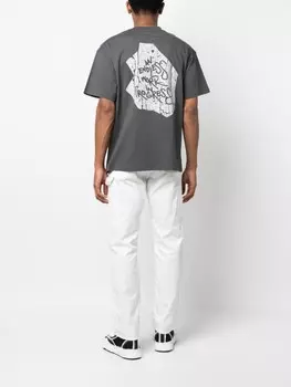 OBJECTS IV LIFE футболка с графичным принтом, серый