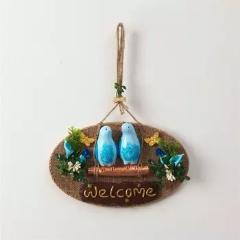 Objevi Декоративный дверной орнамент с двойными голубями