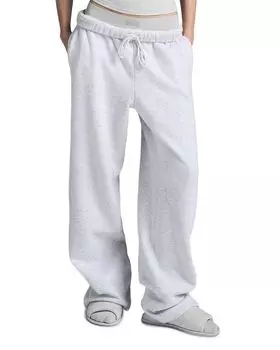 Облачные прямые брюки SKIMS, серый