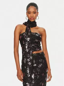 Облегающая блузка 113311100 Rotate, черный