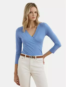 Облегающая блузка 200824366025 Lauren Ralph Lauren, голубой