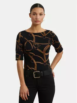 Облегающая блузка 200971107001 Lauren Ralph Lauren, черный