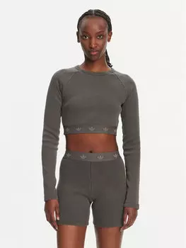 Облегающая блузка Ribbed JD0014 Adidas, черный