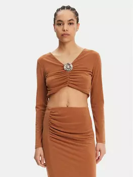 Облегающая блузка UD0026 Vicolo, коричневый