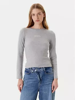 Облегающая блузка W5YP38 KA0H1 Guess Jeans, серый
