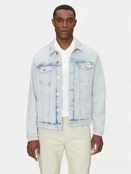 Облегающая джинсовая куртка J30J327590 Calvin Klein Jeans, синий