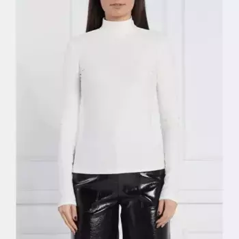 Облегающая фактурная футболка Karl Lagerfeld, белый