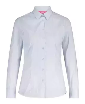 Облегающая фигуру блузка с планкой на пуговицах Cinque, белый