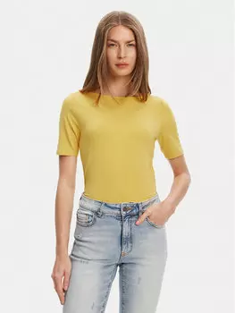 Облегающая футболка 3FJHD109K United Colors Of Benetton, желтый