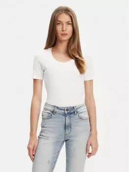 Облегающая футболка 3GA2D1066 United Colors Of Benetton, белый