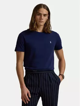 Облегающая футболка 710671438404 Polo Ralph Lauren, синий