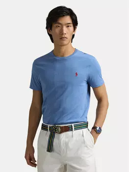 Облегающая футболка 710671438408 Polo Ralph Lauren, синий