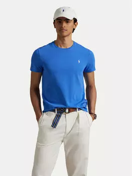 Облегающая футболка 710671438411 Polo Ralph Lauren, синий