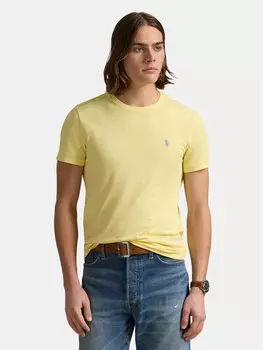 Облегающая футболка 710671438414 Polo Ralph Lauren, желтый