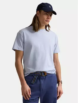 Облегающая футболка 710671438418 Polo Ralph Lauren, голубой