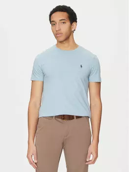 Облегающая футболка 710671438420 Polo Ralph Lauren, синий