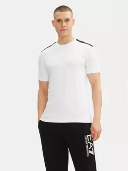 Облегающая футболка 7M000299 AF13739 U0002 Ea7 Emporio Armani, белый