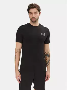 Облегающая футболка 7M000299 AF13739 UC001 Ea7 Emporio Armani, черный