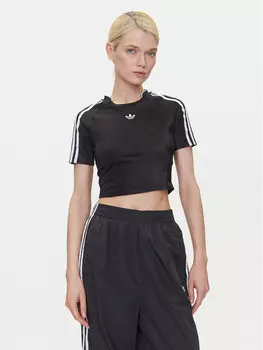 Облегающая футболка adicolor Teamgeist Baby JD0268 Adidas, черный