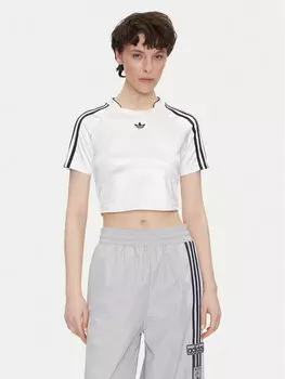 Облегающая футболка adicolor Teamgeist Baby JD0269 Adidas, белый