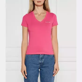 Облегающая футболка «Америка» Guess, розовый