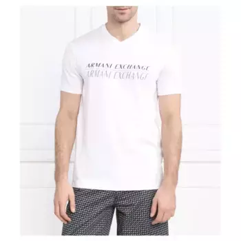 Облегающая футболка Armani Exchange, белый