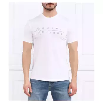 Облегающая футболка Armani Exchange, белый