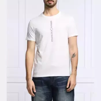 Облегающая футболка Armani Exchange, белый