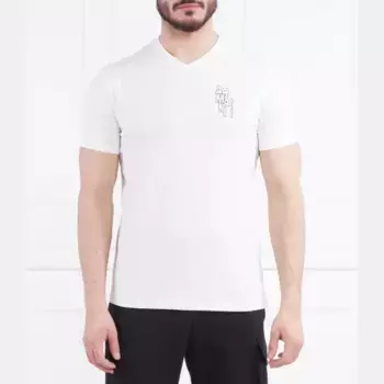 Облегающая футболка Armani Exchange, белый
