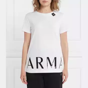 Облегающая футболка Armani Exchange, белый