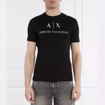 Облегающая футболка Armani Exchange, черный