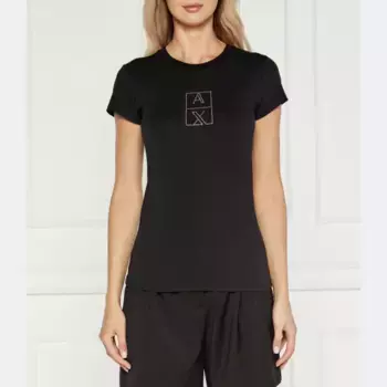 Облегающая футболка Armani Exchange, черный