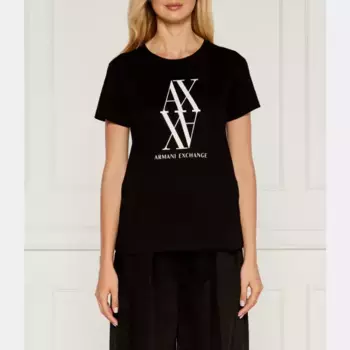 Облегающая футболка Armani Exchange, черный