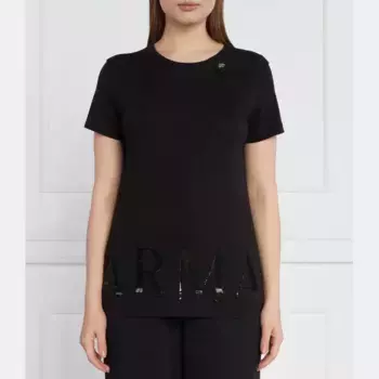 Облегающая футболка Armani Exchange, черный