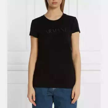 Облегающая футболка Armani Exchange, черный