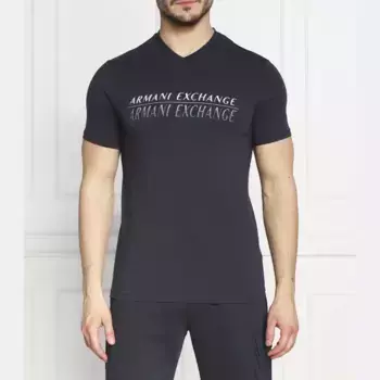 Облегающая футболка Armani Exchange, синий