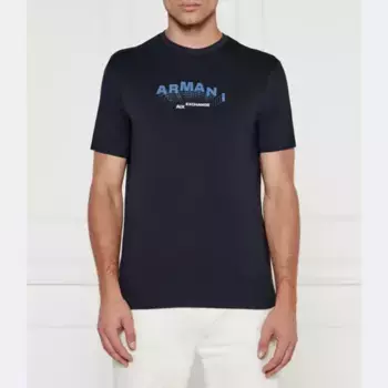 Облегающая футболка Armani Exchange, синий