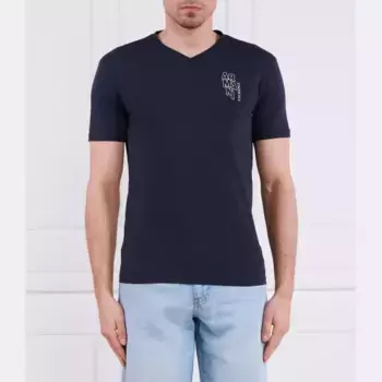 Облегающая футболка Armani Exchange, синий