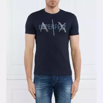 Облегающая футболка Armani Exchange, синий